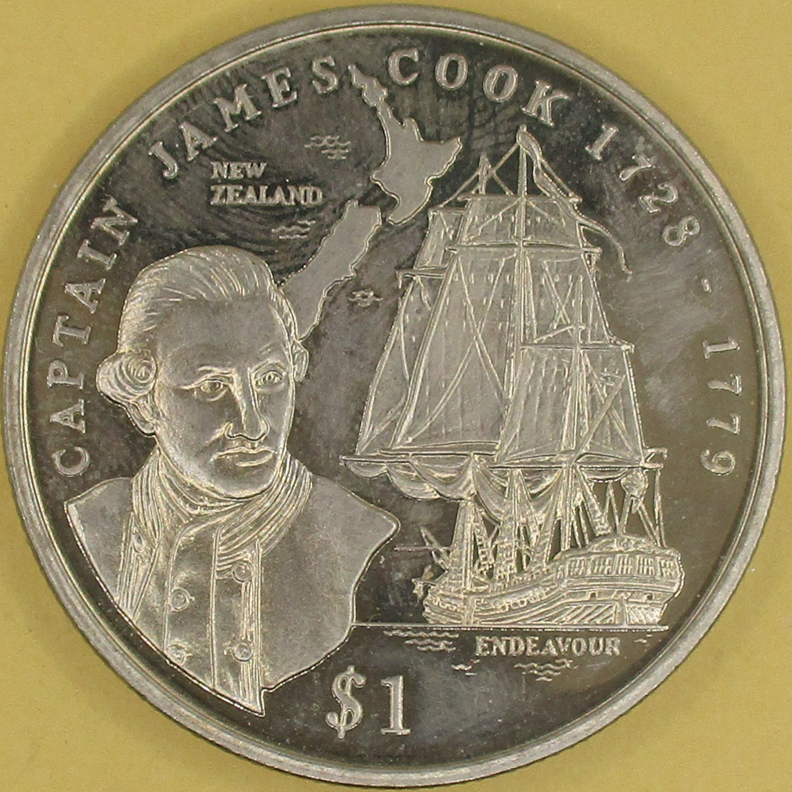 James Cook HMS Endeavour 1 dolar