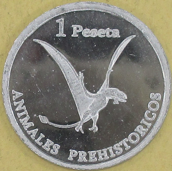 Pterodaktyl 1 peseta