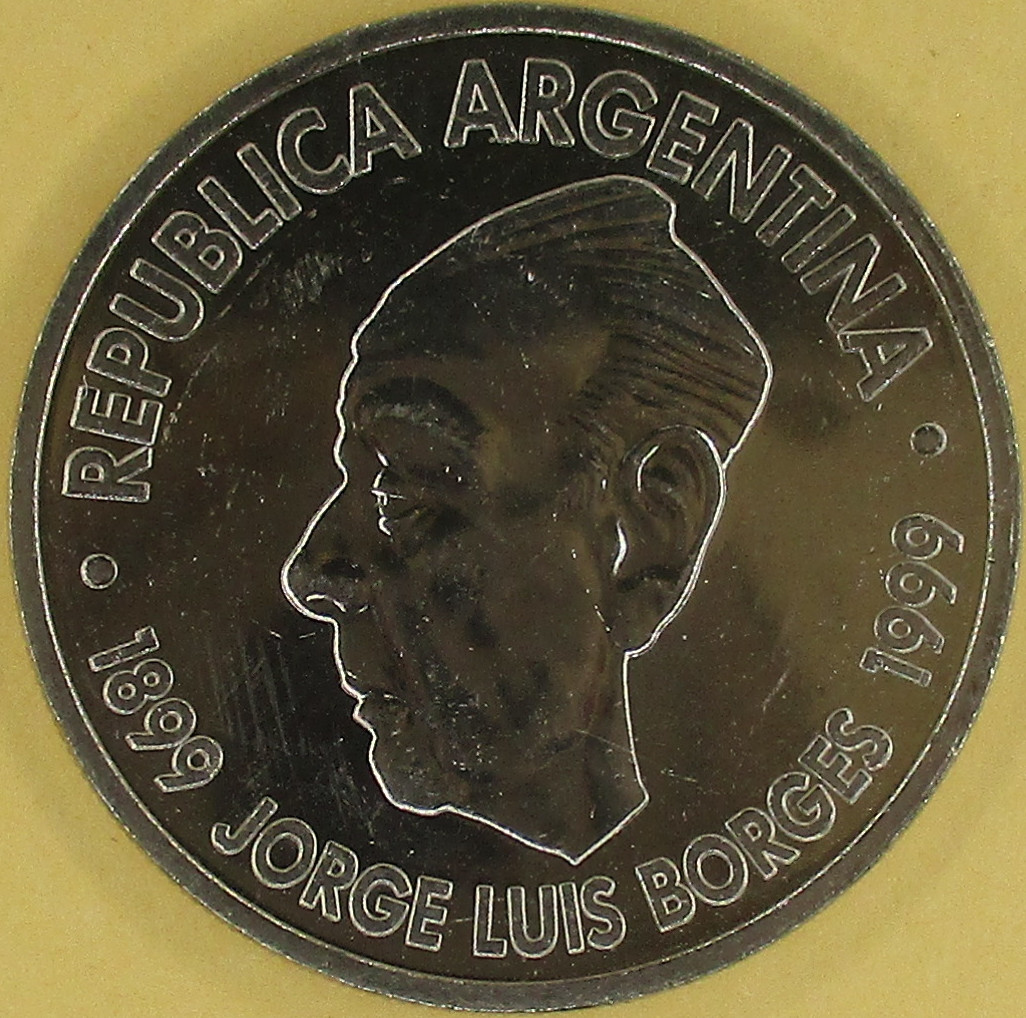 Jorge Luis Borges 2 pesos