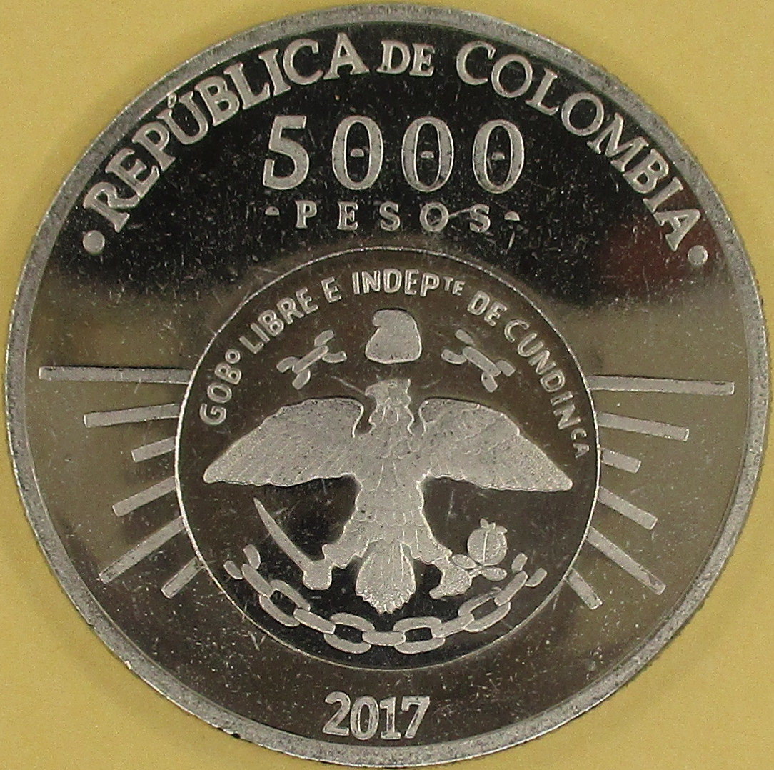 Zdjęcie do Cundinamarca 200 rocznica niepodległości 5000 pesos