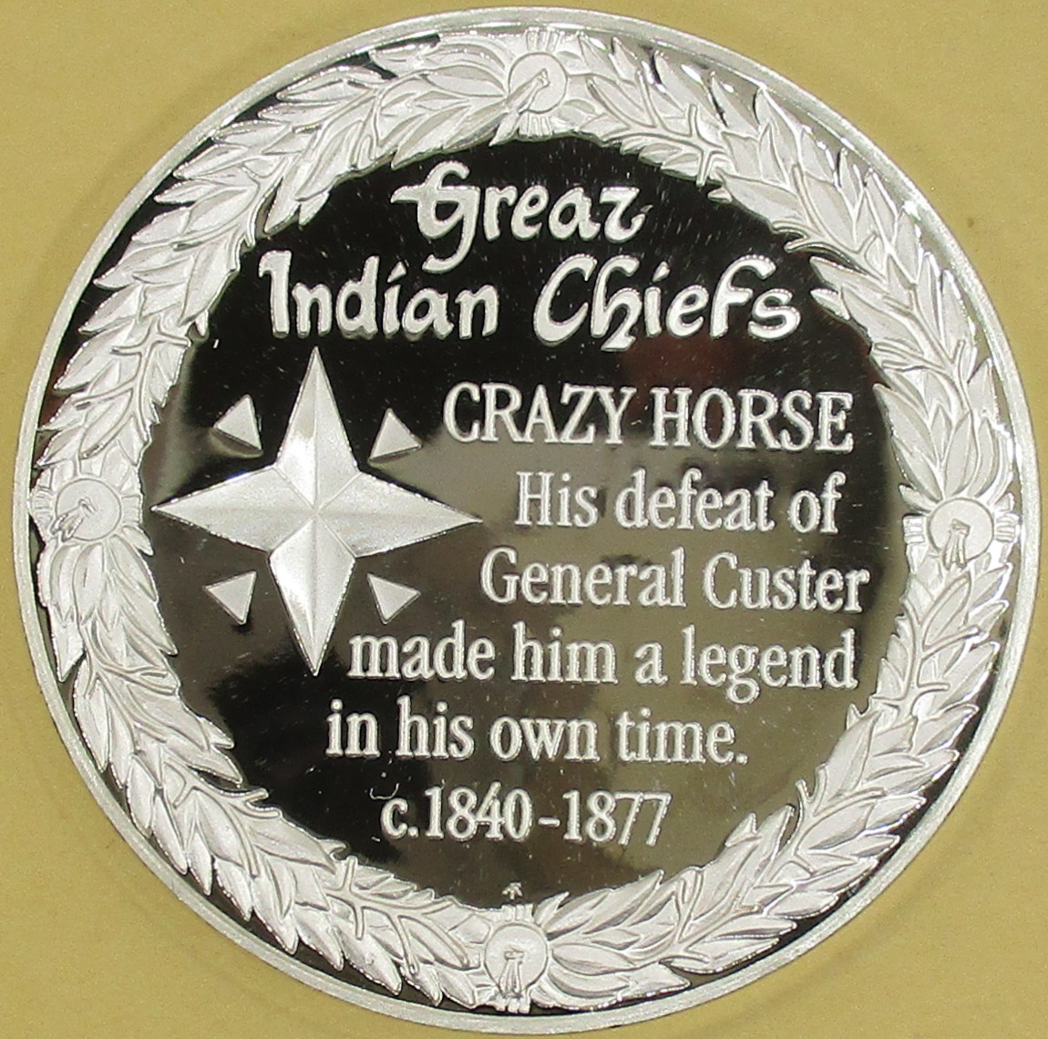 Zdjęcie do The Great Indian Chiefs Crazy Horse indianie Siuksowie Ag