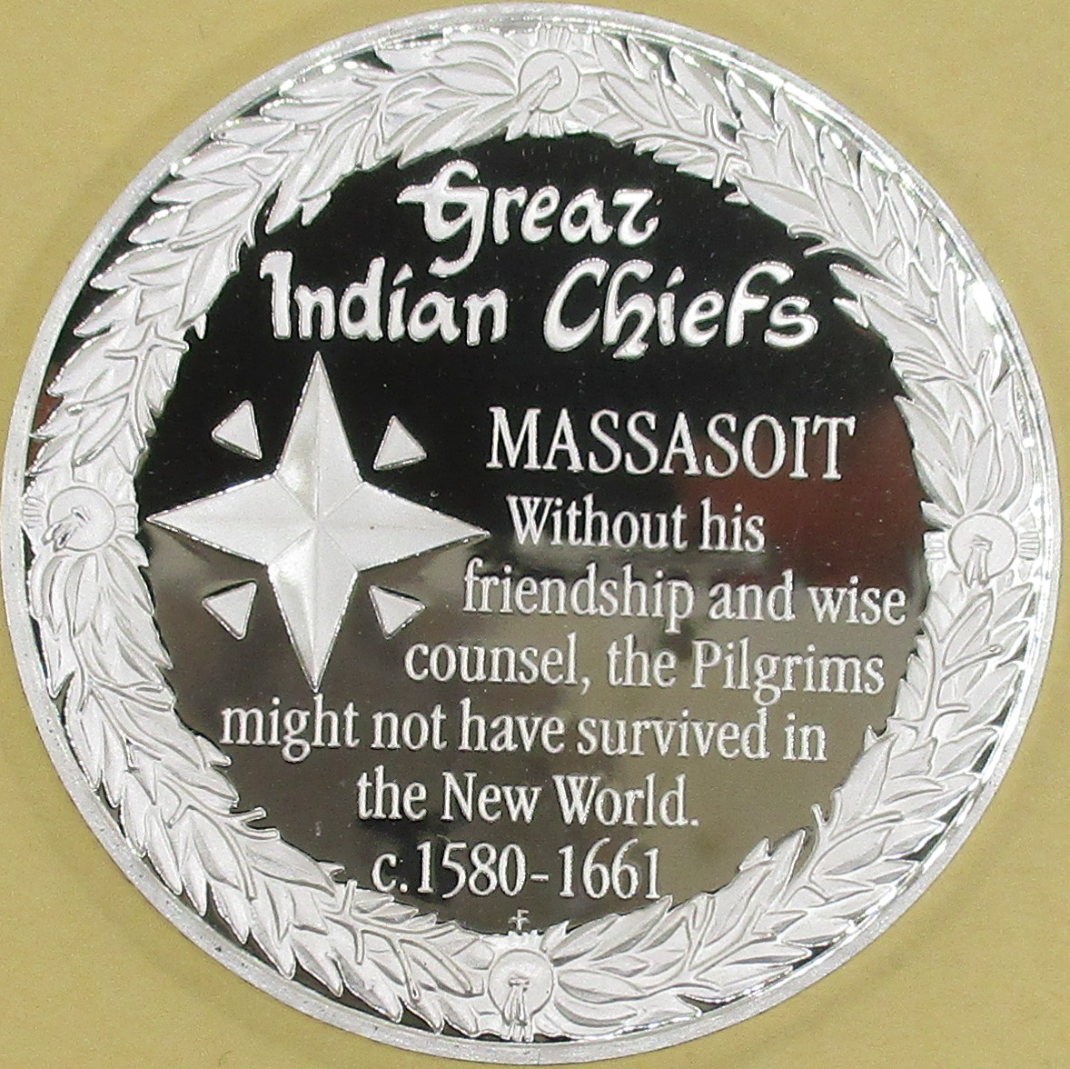 Zdjęcie do The Great Indian Chiefs Massasoit indianie Wampanoagowie Ag