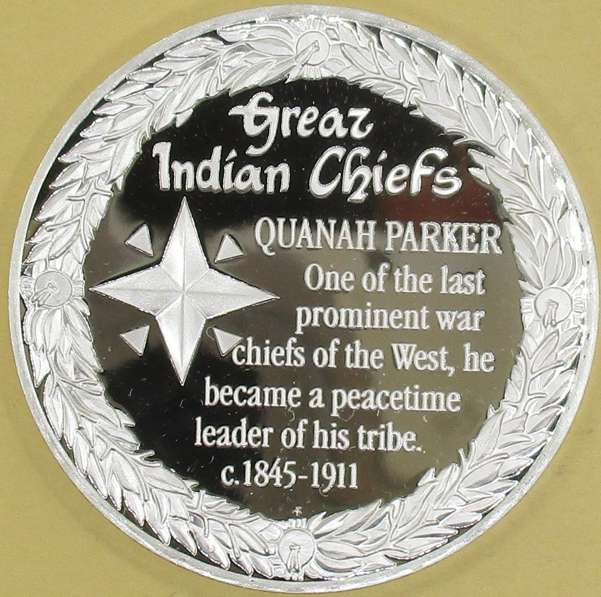 Zdjęcie do The Great Indian Chiefs Quanah Parker indianie Komancze Ag