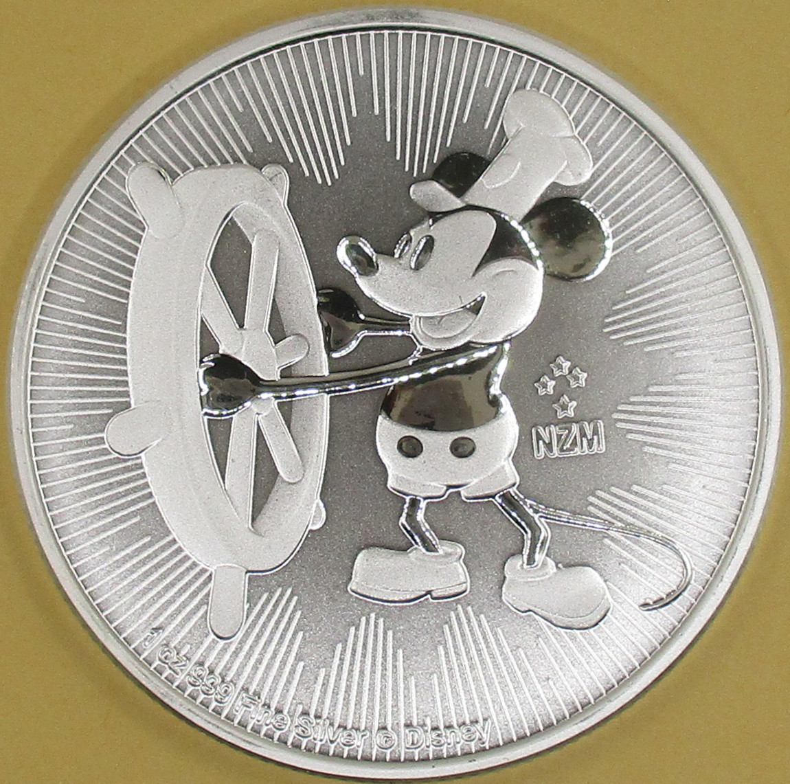 Disney Myszka Miki Mickey Mouse 1oz Ag 999 2 dolary