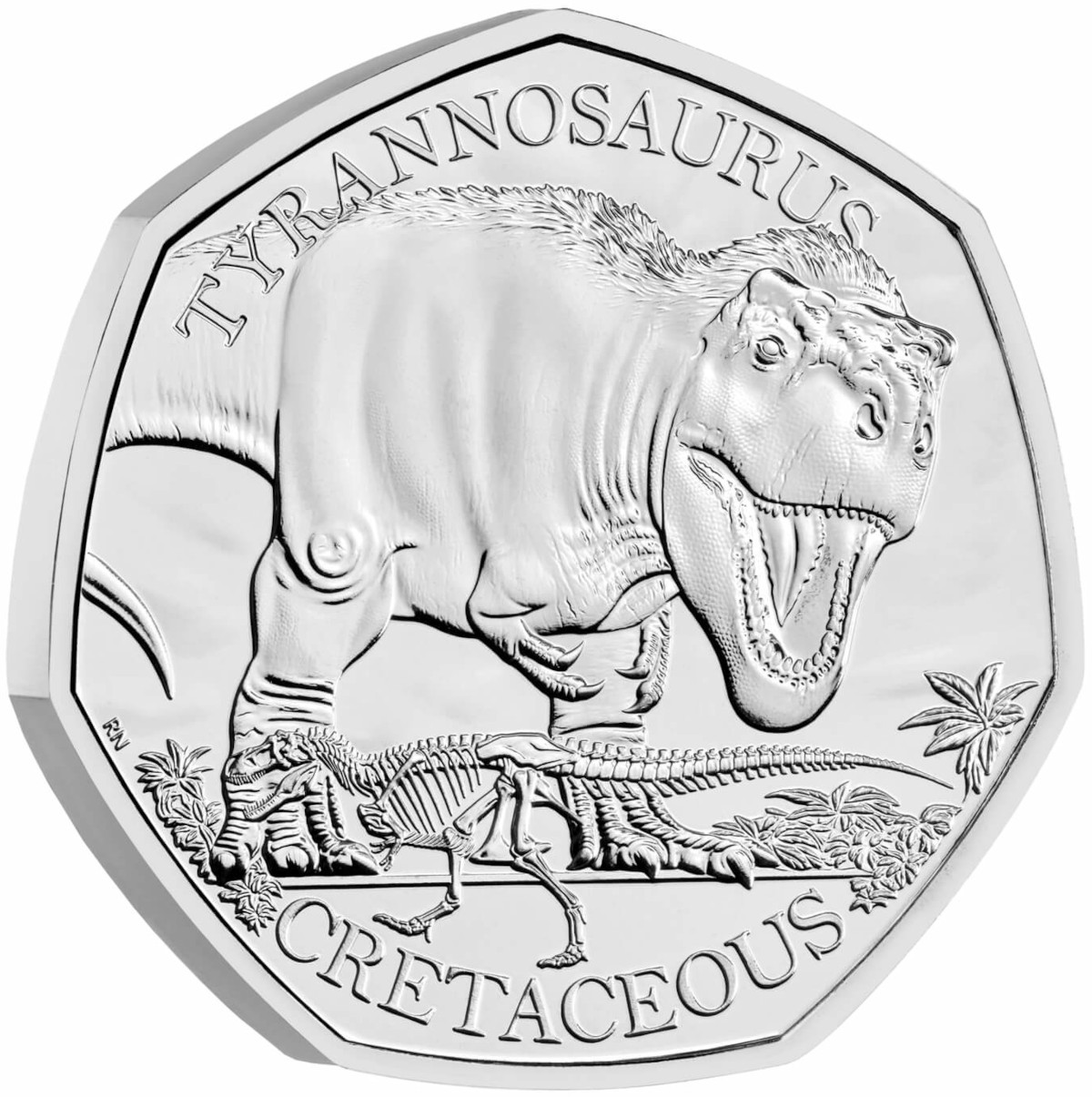 Zdjęcie do Tyrannosaurus 50 pensów w holderze