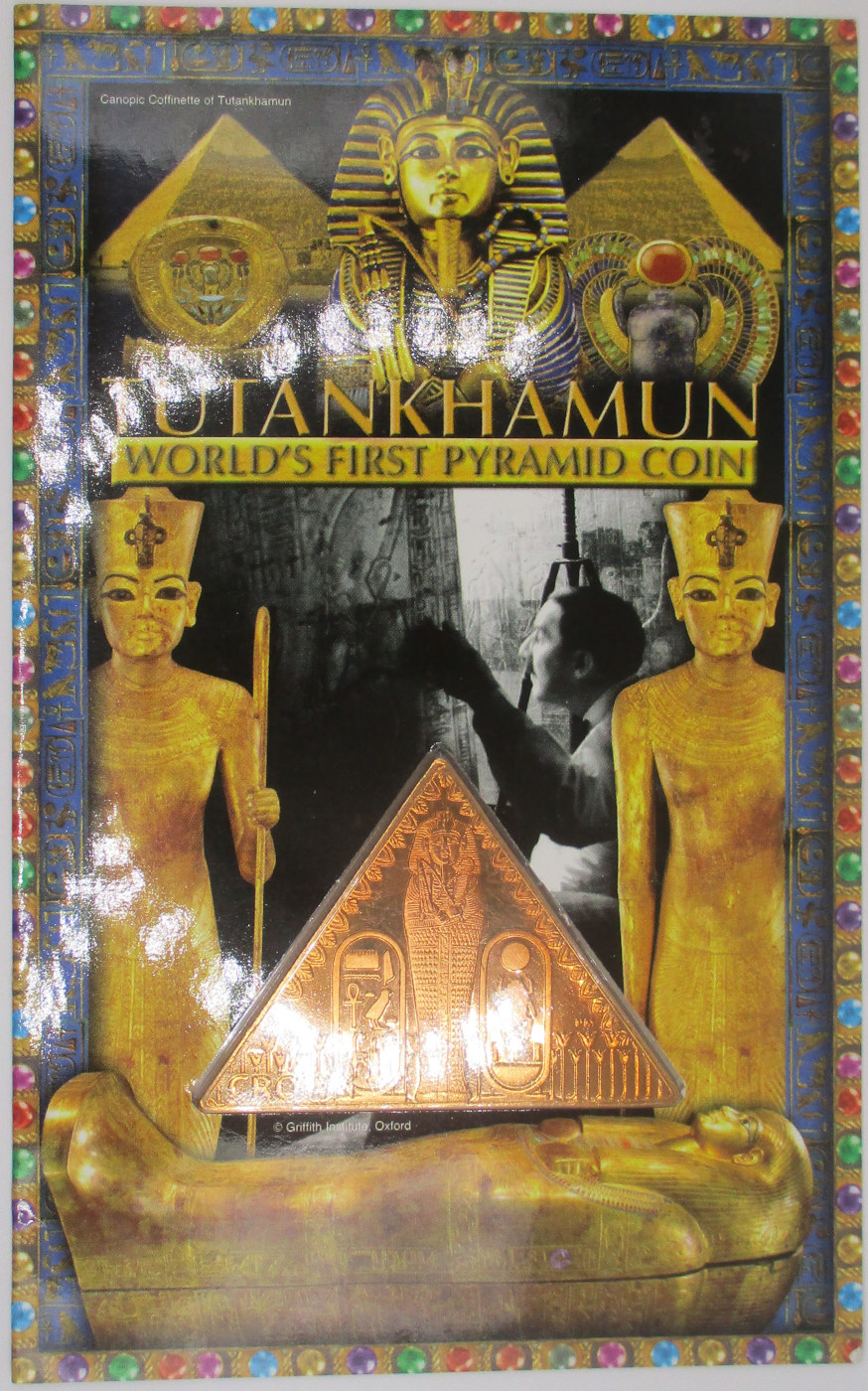 Tutankhamun Pyramid Coin The Canopic Coffinette