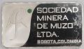 SZTABKA SREBRA The Official Gem-Ingots Sociedad Minera de Muzo ltda ze szmaragdem 