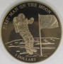 LIBERIA 2000 First man on the moon wersja z napisem DOLLARS rzadsza 