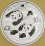 CHINY 2022 Chińska Panda 30g Ag 999 moneta bulionowa 10 yuan 