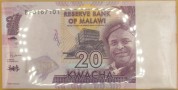 MALAWI 2019 PACZKA bankowa (100szt) obiegowy 20 kwacha 