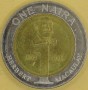 NIGERIA 2006 Herbert Macaulay 1 naira bimetal 