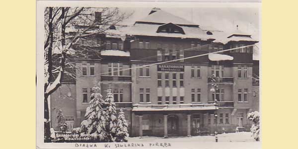 Pocztówka : Białka (Weissbachtal) - Sanatorium Hochstein