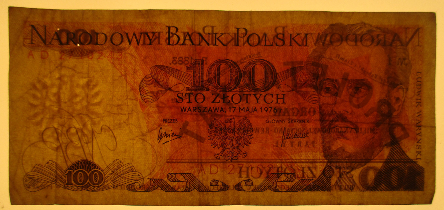 Zdjęcie do Obiegowe 100 złotych Seria AA Ludwik Waryński