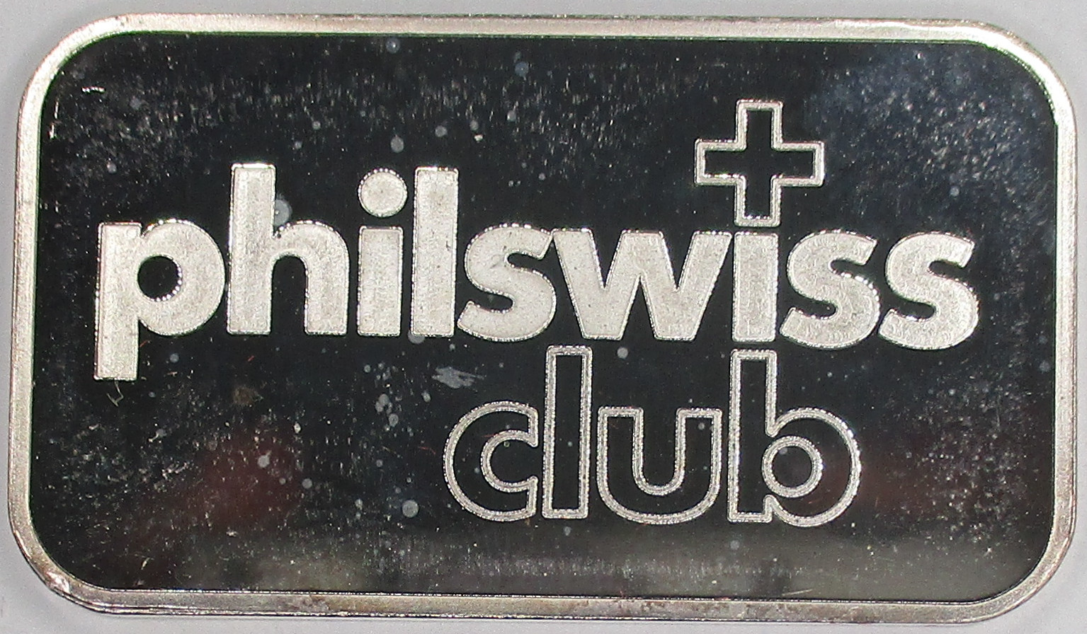 Sztabka uncja srebra 999 Heraeus Philswiss Club