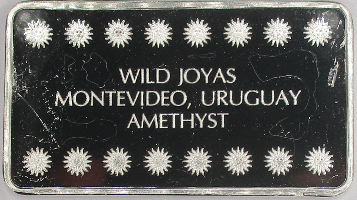 Zdjęcie do The Official Gem-Ingots WILD JOYAS Amethyst Montevideo Urugwaj