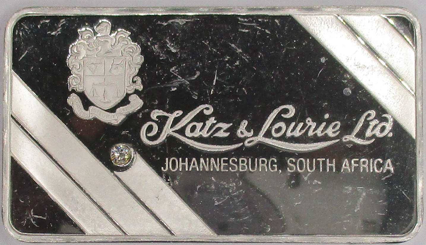 The Official Gem-Ingots Katz and Lourie ltd z diamentem