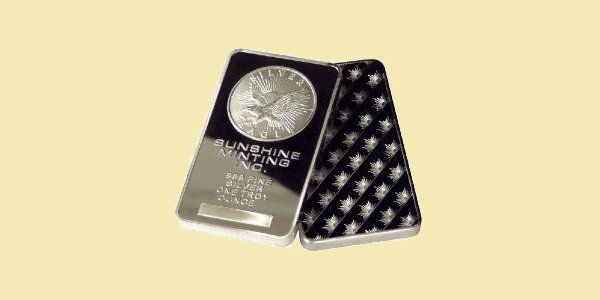 srebrna sztabka Sunshine Minting 1oz 999